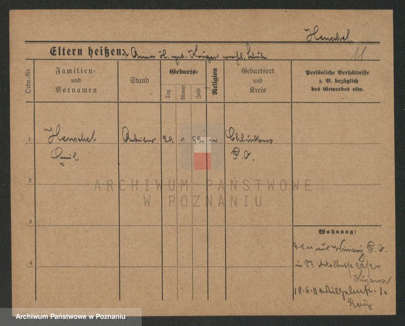 Obraz 11 z jednostki "Hensch - Henschler"