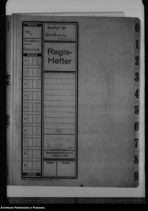 Obraz 4 z jednostki "Amtsgericht Koschmin - Koźmin"