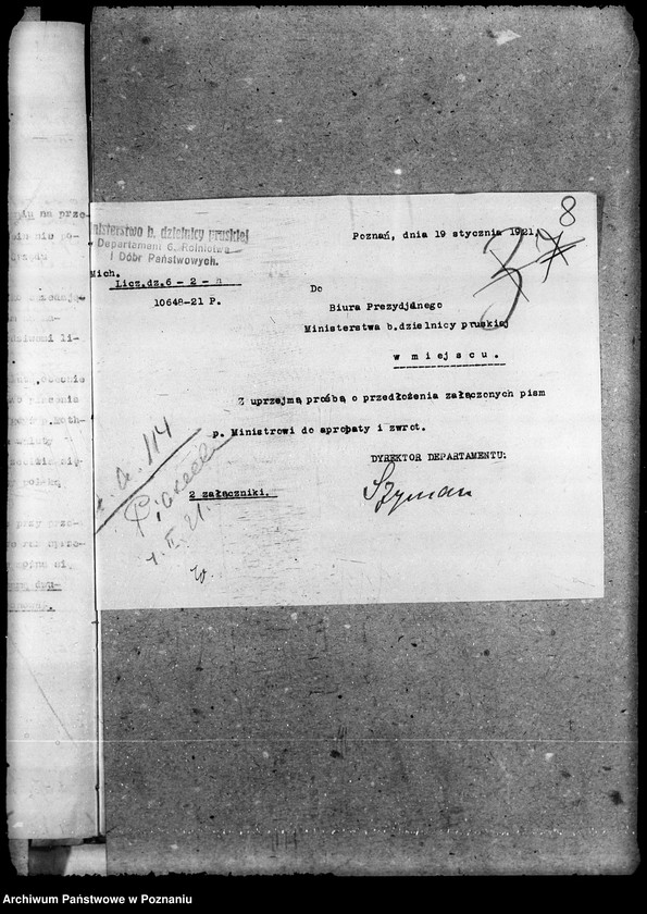 Obraz 12 z jednostki "Sprawy agrarnej reformy - Główny Urząd Likwidacyjny w Poznaniu"