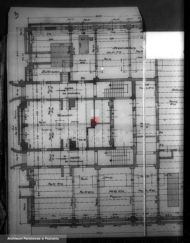 Obraz 7 z jednostki "Drukarnia "Concordia" ul. Marszałka Piłsudskiego nr 25 /plan sytuacyjny/"