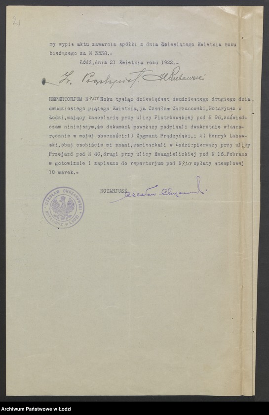 Obraz 4 z jednostki "Dom Agenturowo-Handlowy Zygmunt Prądzyński i Spółka - sprzedaż towarów własnych i towarów firm reprezentowanych"