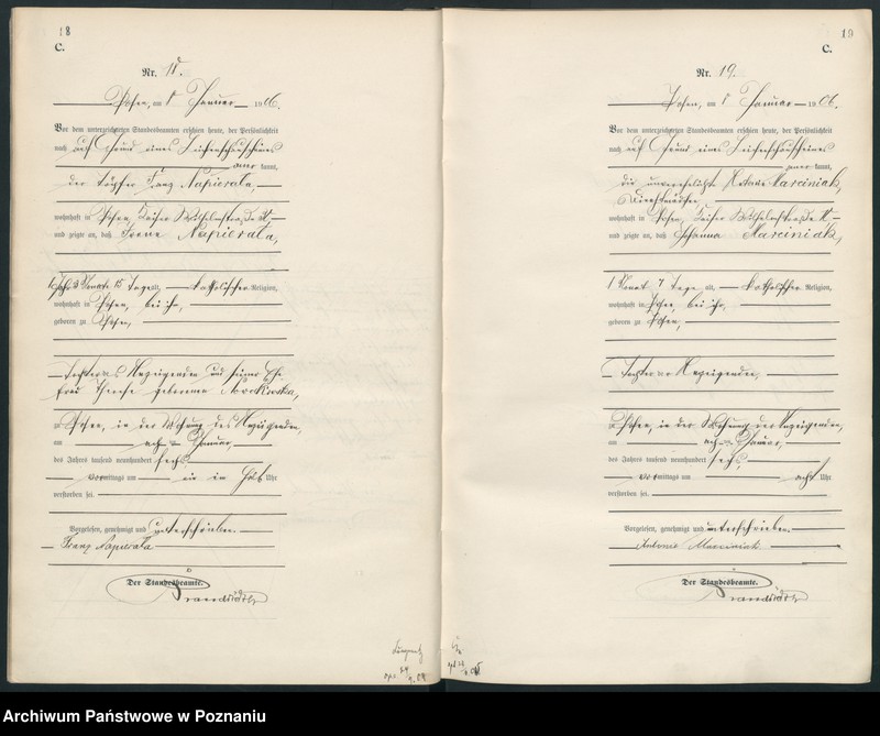 Obraz 12 z jednostki "Księga miejscowa zgonów"