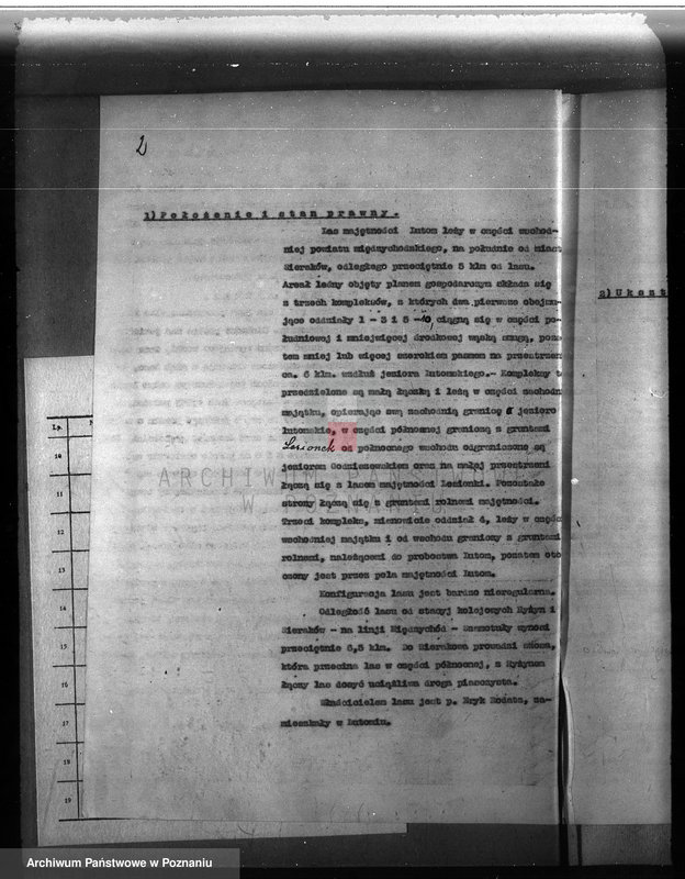 Obraz 6 z jednostki "Majątek Lutom w powiecie międzychodzkim 1930-1940 Plan urządzenia gospodarstwa leśnego"