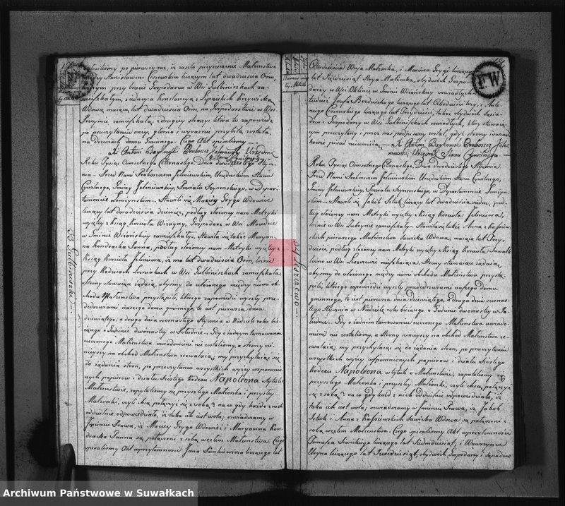 image.from.unit.number "Akta Urzędnika Stanu Cywilnego Zaślubionych w Gminie Jeleniewskiey od Dnia 1-go Stycznia Roku 1814."