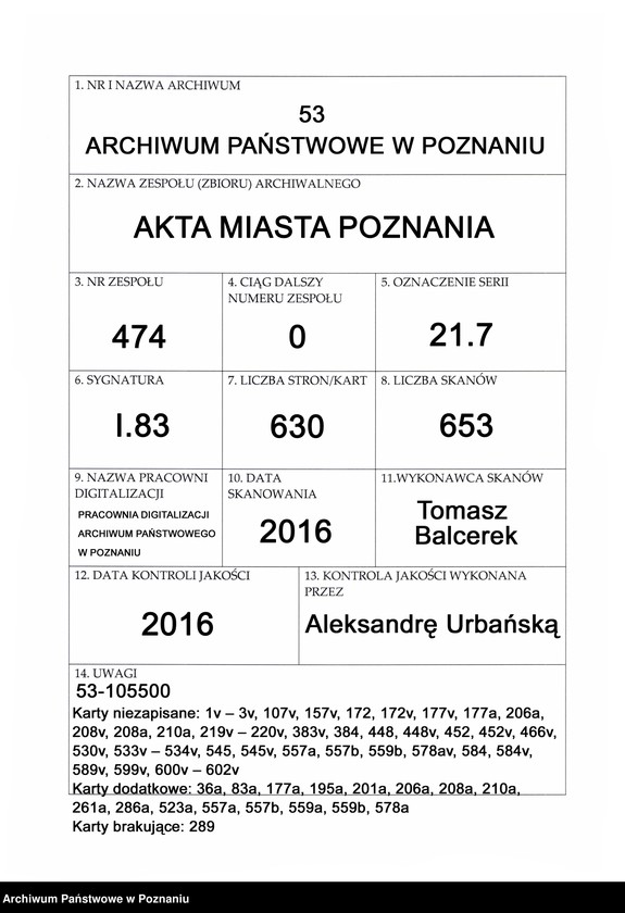 image.from.unit.number "Liber actorum officii consularis civitatis Posnaniae."