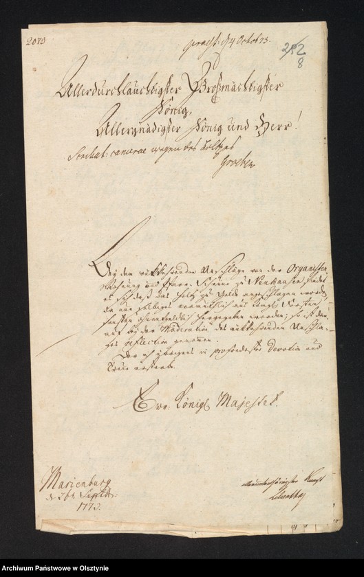 image.from.unit.number "Reparation der Organisten Wohnung auch Pfarr Scheune in Neuhausen [Romnowo]"