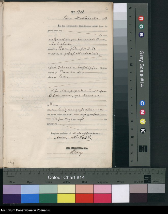 Obraz 4 z jednostki "Księga zgonów t. V"