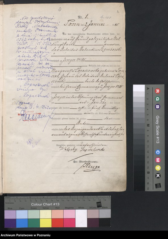 Obraz 4 z jednostki "Księga urodzeń t. I"