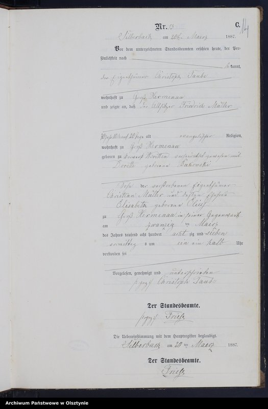 image.from.unit.number "Sterbe-Neben-Register Nr 1 - 56"