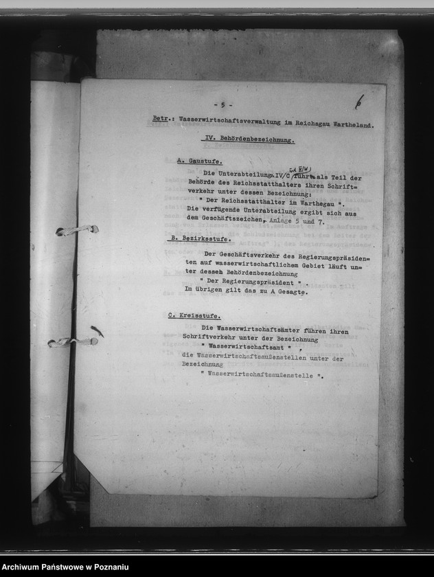 Obraz 10 z jednostki "Zarządzenia i przepisy w sprawie gospodarki wodnej w Kraju Warty"