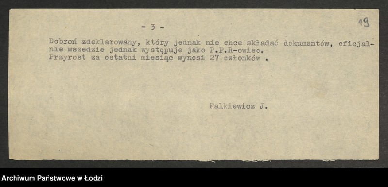 Obraz 20 z jednostki "Sprawozdania instruktorów [Wydziału] z pobytu w terenie"