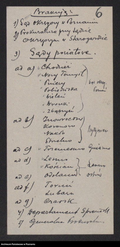 Obraz 7 z jednostki "[Wykazy urzędników i funkcjonariuszy sądowych]"