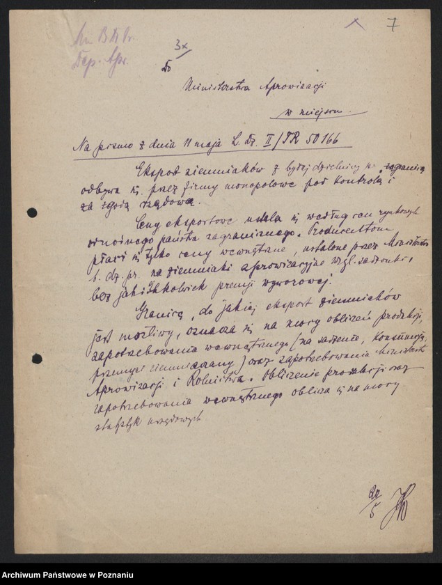 Obraz 9 z jednostki "[Produkcja i eksport ziemniaków z terenu byłego zaboru pruskiego]"