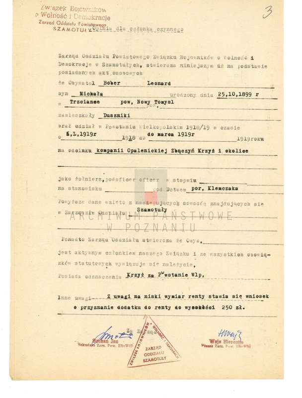 Obraz 18 z jednostki "Życiorysy powstańców wielkopolskich: B - tom lV /Bober Leonard - Bosiacki Franciszek/."