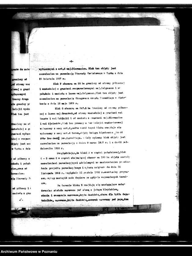 Obraz 9 z jednostki "Przymusowy wykup majątku Biernacice powiatu tureckiego"