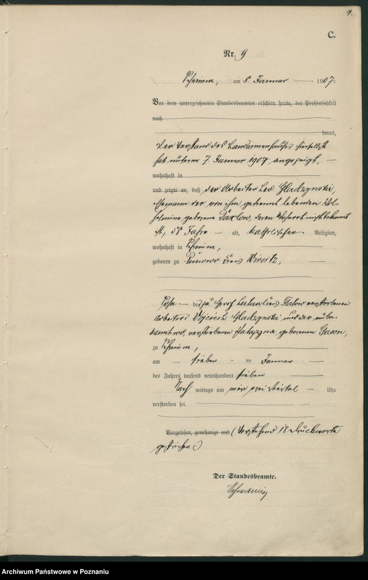 Obraz 12 z jednostki "Sterbe-Haupt-Register"
