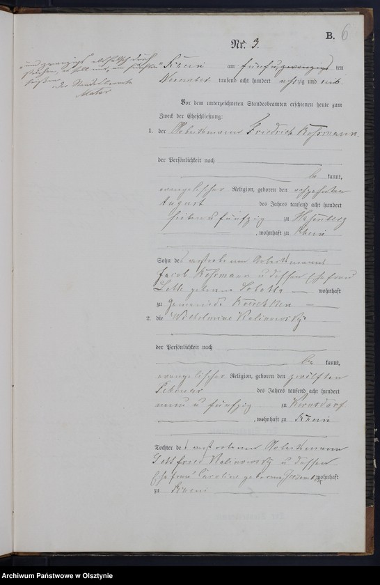 image.from.unit.number "Heiraths-Neben-Register Nr 1 - 5"