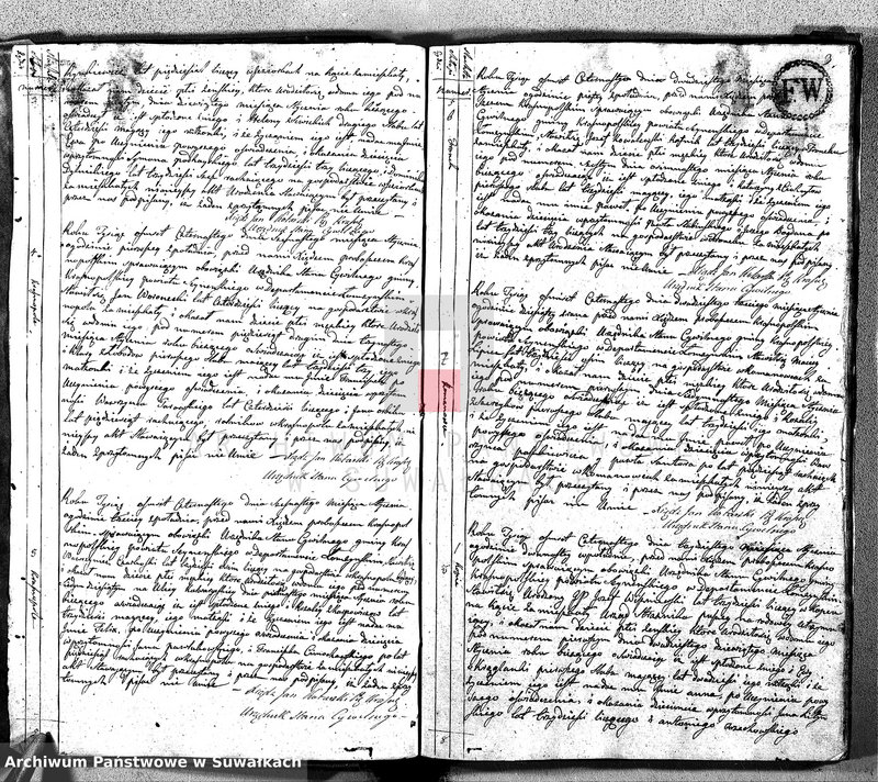 image.from.unit.number "Akta Cywilne Urodzonych Gminy Krasnopolskiey Pttu Seyneńskiego od Ru 1814."