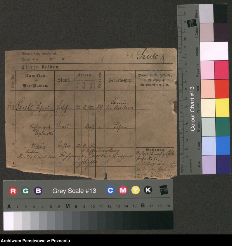 Obraz 6 z jednostki "Szulc (żonaci od Kazimierz do wdowy)"