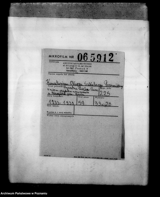 Obraz 2 z jednostki "Prywatna Szkoła Powszechna z niemieckim językiem nauczania w Nowejwsi powiat Żnin"