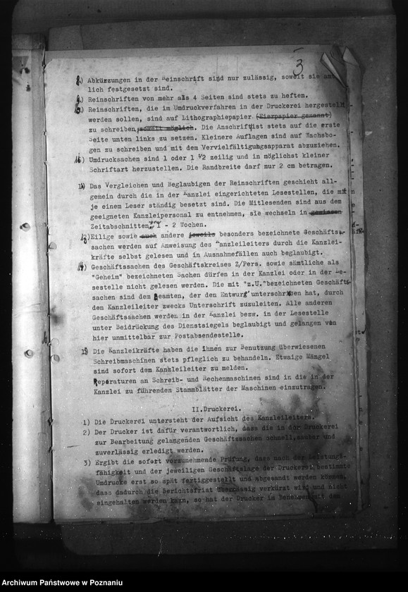 Obraz 7 z jednostki "Przepisy kancelaryjne i korespondencja w sprawie organizacji kancelarii"