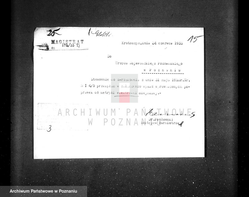 Obraz 19 z jednostki "Kwestionariusz elektrowni miejskiej w Krotoszynie"