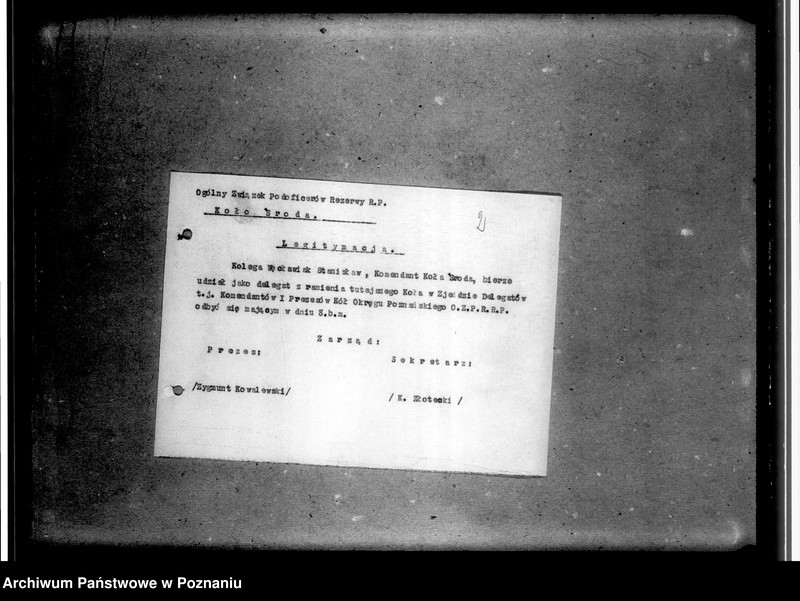 Obraz 6 z jednostki "Sprawozdania miesięczne, kwartalne, roczne- między innymi z bezrobocia- oraz korespondencja koła Środa- zaproszenia, pisma o skreślenia z listy członków: powiadomienia o zarobkach"