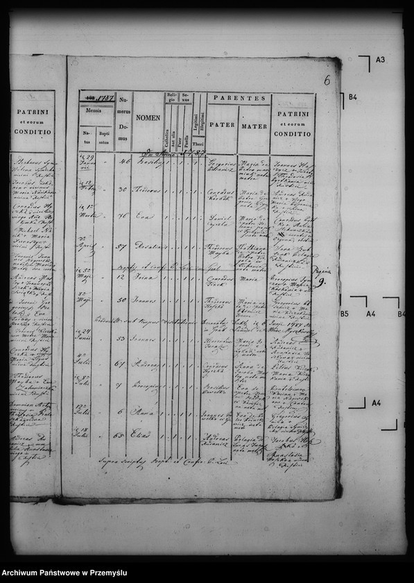 Obraz 10 z jednostki "[Kopie ksiąg metrykalnych parafii Grab z filiami Ożenna, Wyszowatka (dekanat Dukla)]"