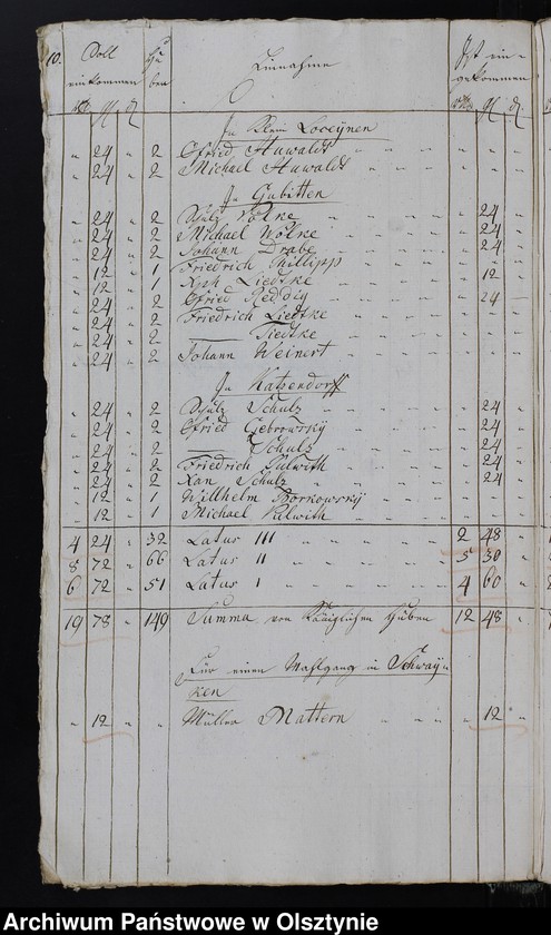 image.from.unit.number "Jahr Kirchen Rechnung des eifachen und doppelten Real et Personal Decems, wie auch aller Einnahme und Ausgabe, nebst Bau-Rechnung"