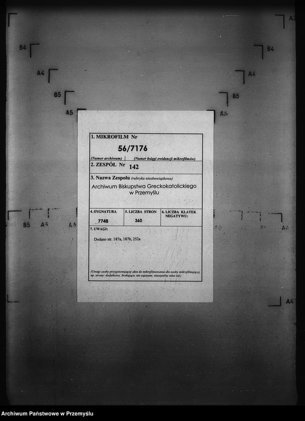 image.from.unit.number "[Kopie ksiąg metrykalnych parafii Stróże Wielkie z filiami Stróże Małe, Zahutyń (dekanat Sanok)]"