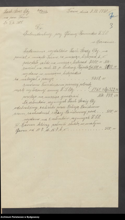 image.from.unit.number "[Akta finansowe Komendy Powiatowej Zachodniej Straży Obywatelskiej w Tczewie, wysłane do Komendy Głównej Zachodniej Straży Obywatelskiej w Poznaniu]"