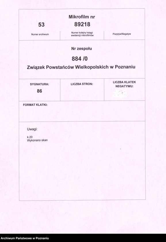 Obraz 2 z jednostki "Składy osobowe Sądu Honorowego Związku Weteranów Powstań Narodowych Rzeczypospolitej Polski i Związku Powstańców Wielkopolskich."