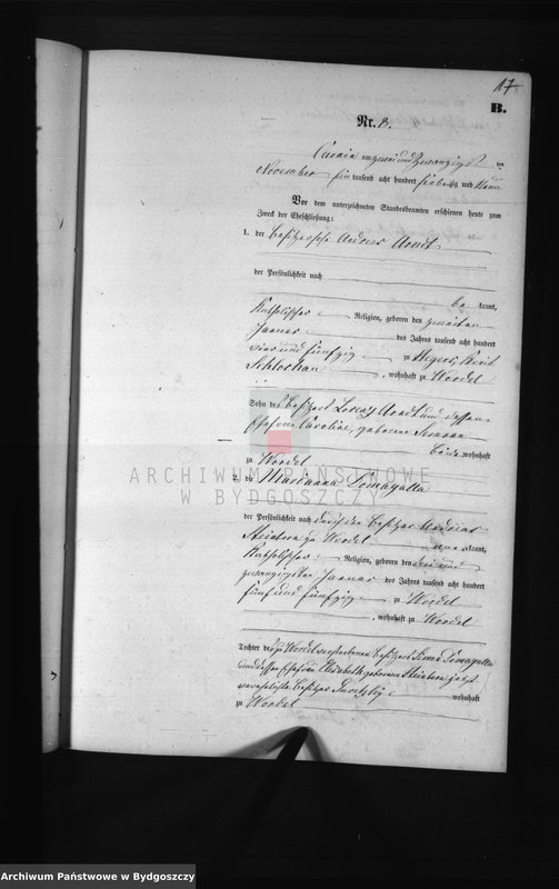 image.from.unit.number "Akta małżeństw - wtóropis"