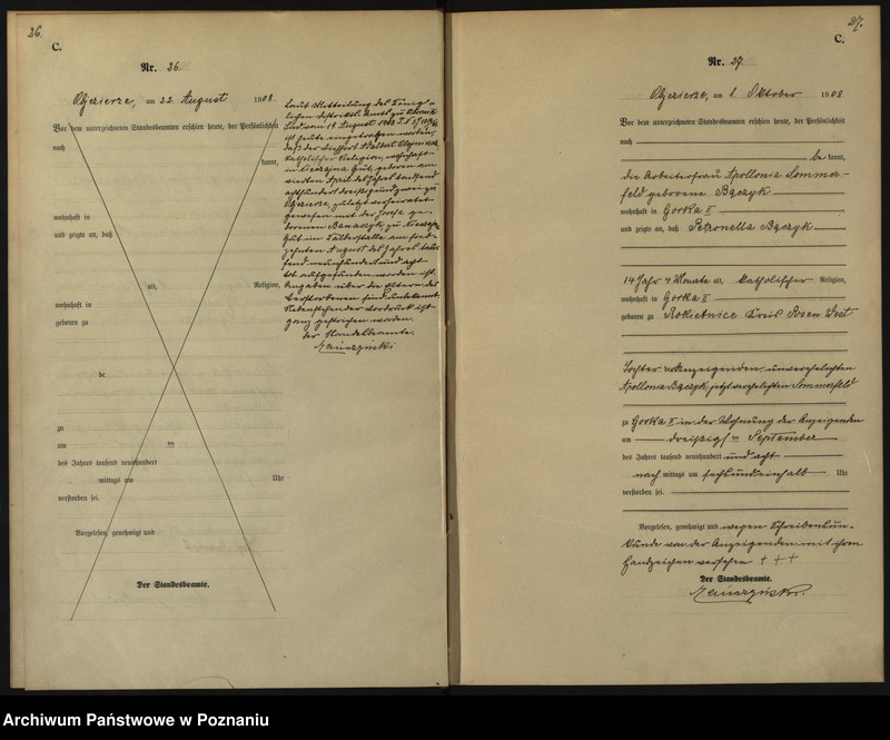 Obraz 16 z jednostki "Sterbe-Haupt-Register"