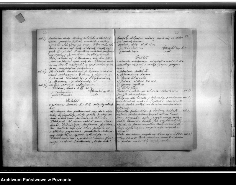 Obraz 15 z jednostki "Protokolarz zebrań, statut"