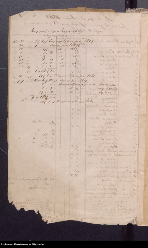 image.from.unit.number "Einnahme und Ausgabe Beläge zur Kirchen Kassen Rechnung von Passeheim"