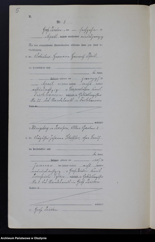 image.from.unit.number "Heiraths-Neben-Register Nr 1 - 16 [ Księga małżeństw - wtóropis ]"