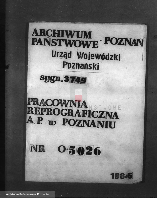 Obraz 1 z jednostki "Program urządzenia gospodarstwa leśnego dla lasu majętności Glinno powiat poznański 1938-1948"