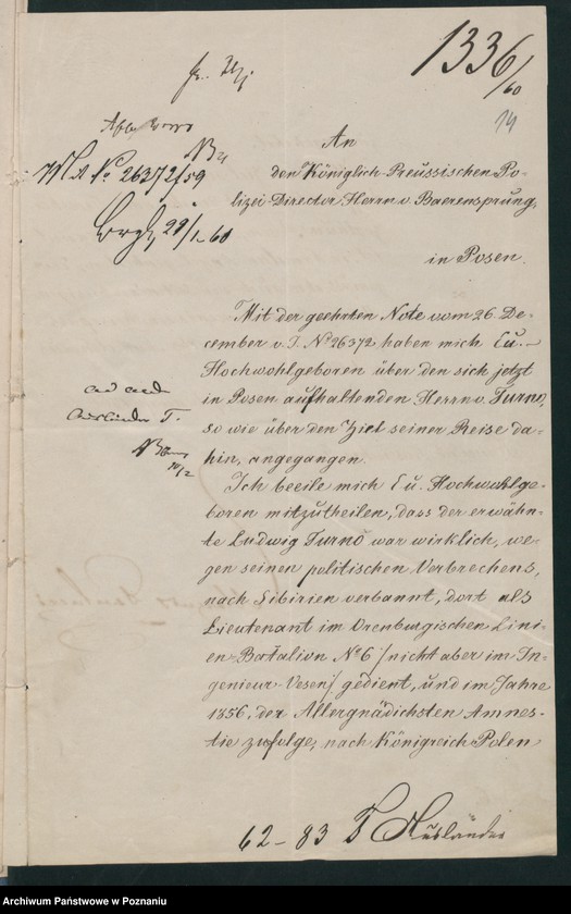 Obraz 18 z jednostki "A. betr. den Gutsbesitzer Hippolit von Turno"