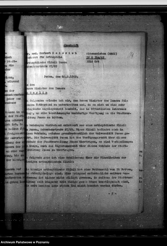 Obraz 19 z jednostki "Krankenhäuser. Verwendung früherer Judenlager"