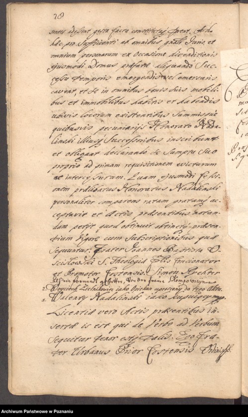 Obraz 19 z jednostki "Acta spectabilis officii consularis civitatis SR.Mtis Posnaniae ...sub notariatu Stanislai Gąsawski SR.Mtis secretari ac officii praesentis notarii"