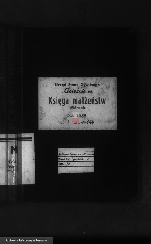 Obraz 1 z jednostki "Księga małżeństw"