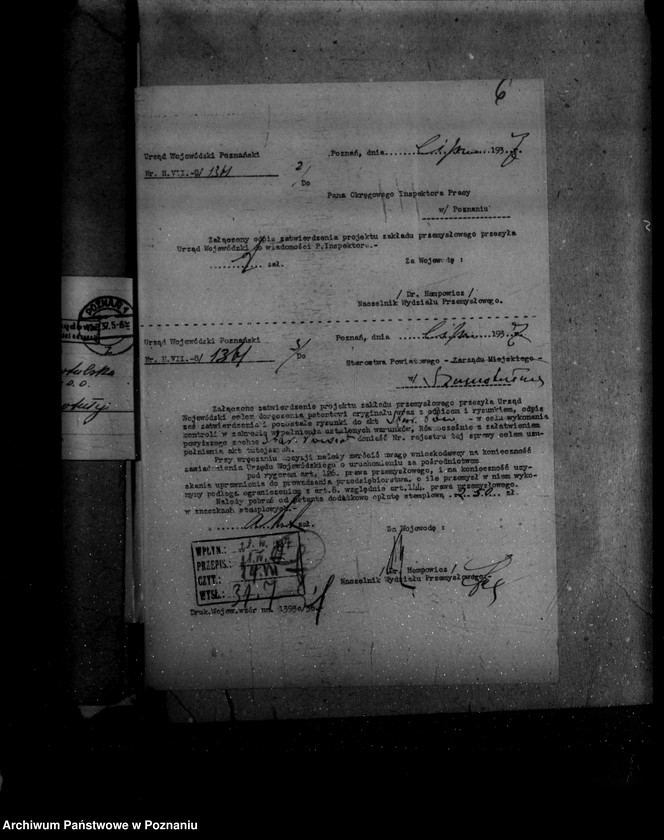 Obraz 10 z jednostki "Zatwierdzenie zakładu przemysłowego .magazynu Cukrownia w Szamotułach Spółka z o. o./"