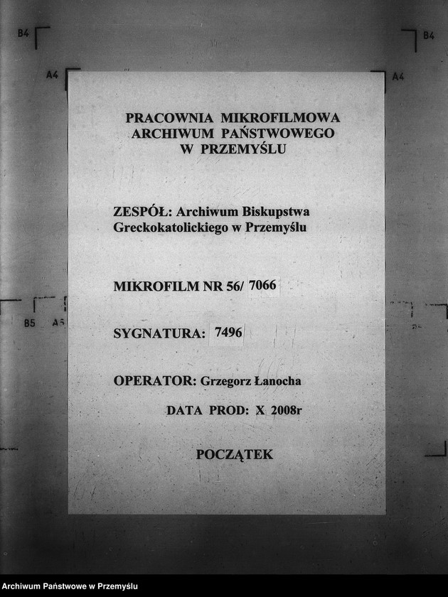 image.from.unit.number "[Kopie ksiąg metrykalnych parafii Pełniatycze z filiami Cząstkowice, Czelatyce, Roźwienica, Rożniatów, Rudołowice, Wola Roźwienicka (dekanat Pruchnik)]"