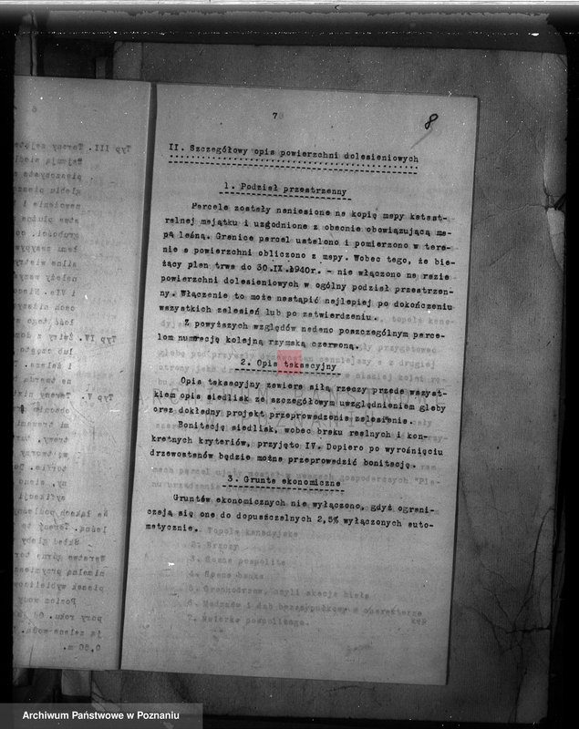 Obraz 16 z jednostki "Dodatkowy plan urządzenia gospodarstwa leśnego majątku Śródka powiat międzychodzki"