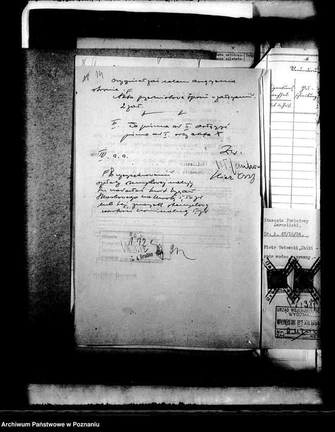 Obraz 17 z jednostki "Sprawy wodno-melioracyjne, załatwianie odwołań"