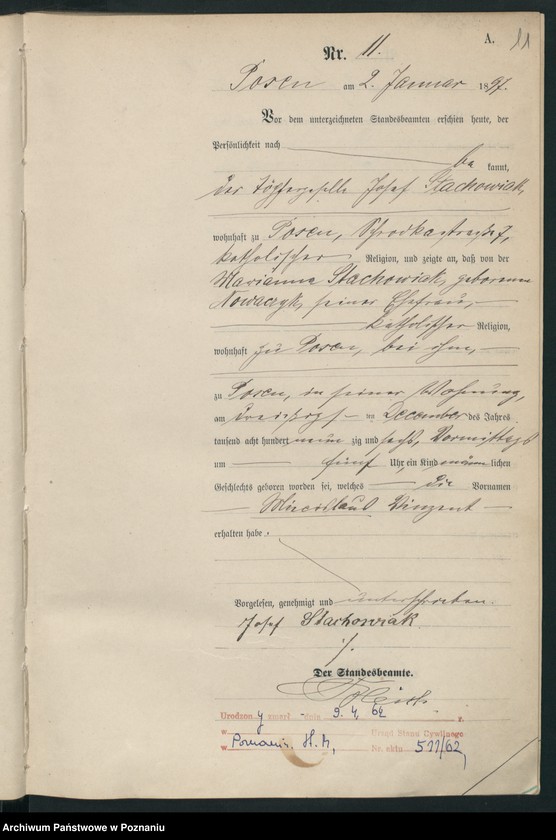 image.from.unit.number "Księga urodzeń t. I"