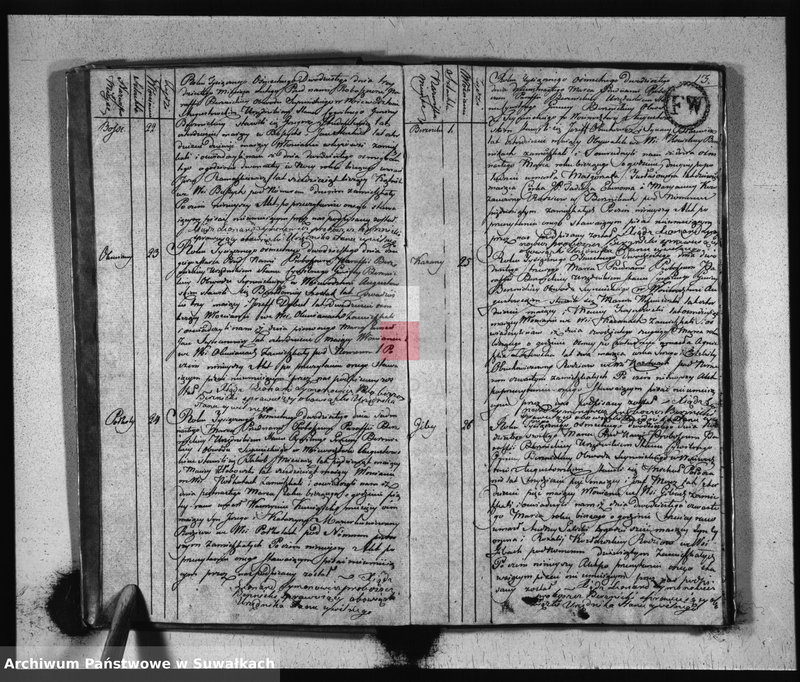 Obraz 8 z jednostki "Akta Zeszłych Gminy Berznickiey od dnia 1-o Stycznia 1820 Roku"