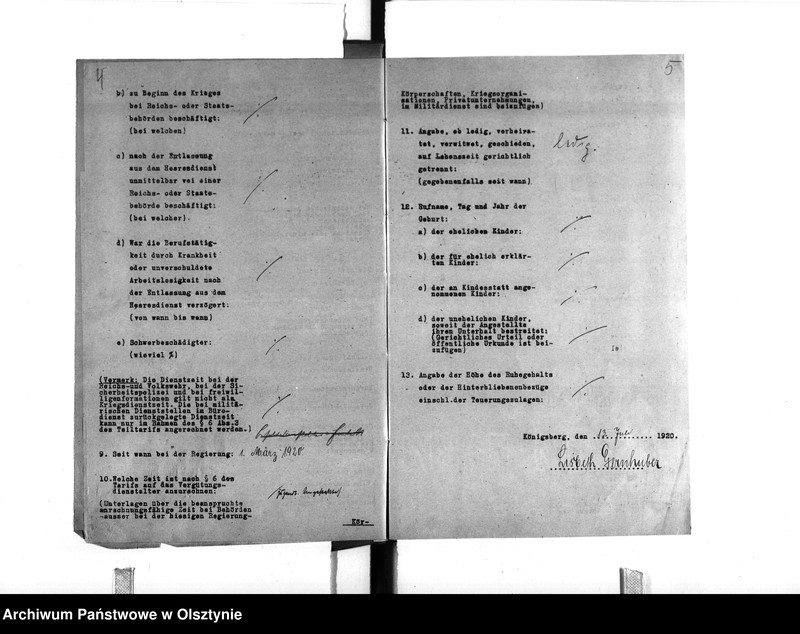 image.from.unit.number "Personal-Akten für Kanzleihilfsarbeiterin Teschner geb. Gernhuber [Liesbeth]"