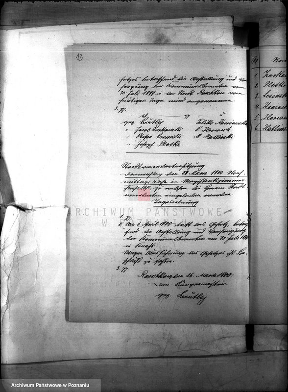 image.from.unit.number "Die Austellung und Versongung der Kommunalbeamten auf Grund des Gesetzes vom 30 Juli 1899 r. /Raszków/"